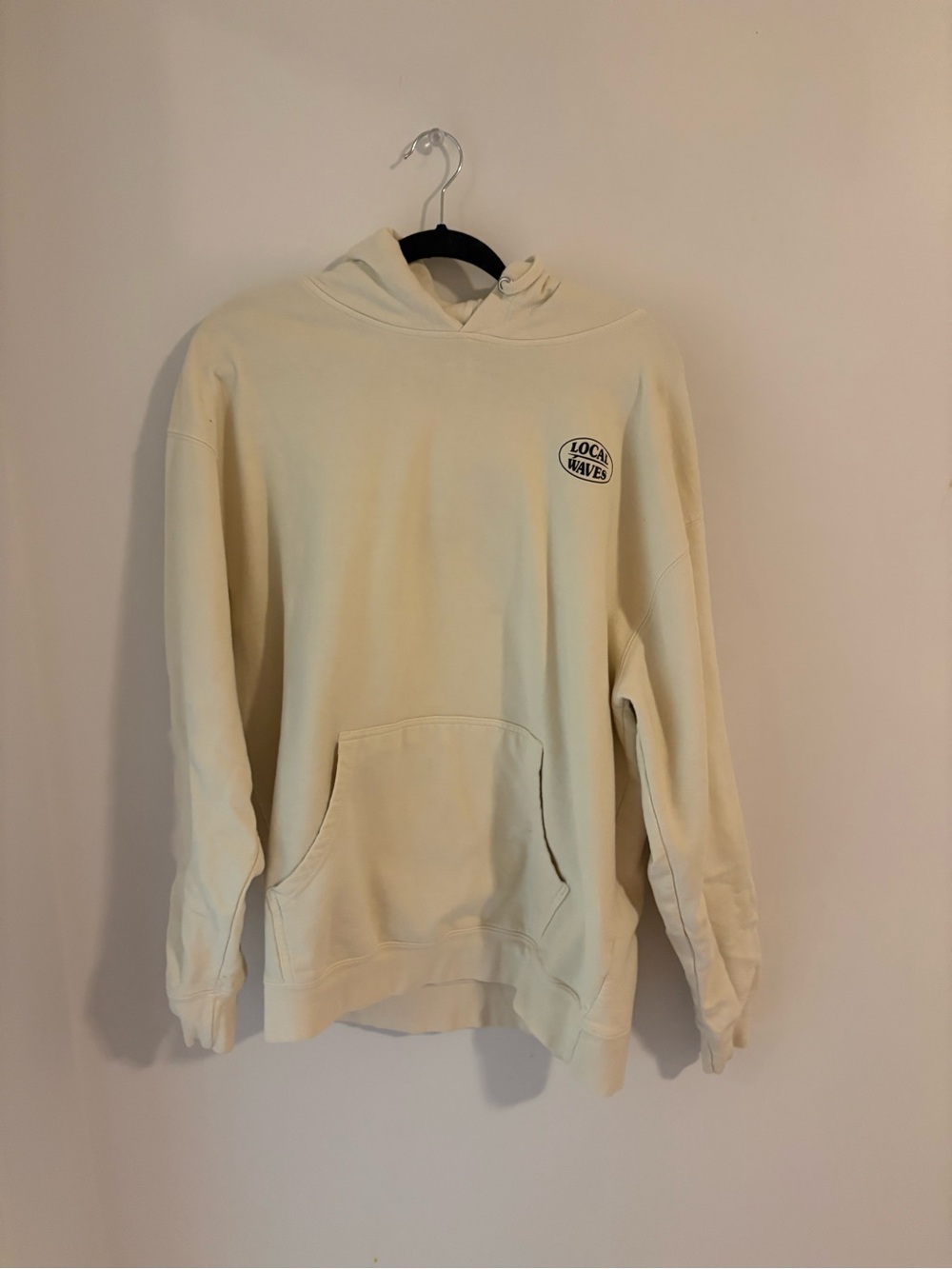 Cream Pullover Hoodie for Women